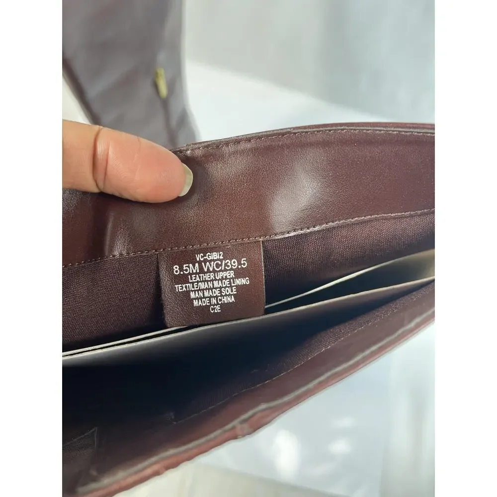 Vince Camuto Boots Womens Size 8.5M Rich Mahogany VC-GIBI2 Knee High Block Heel - Picture 9 of 15